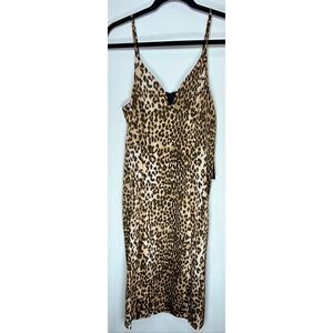 Express animal print dress size medium
